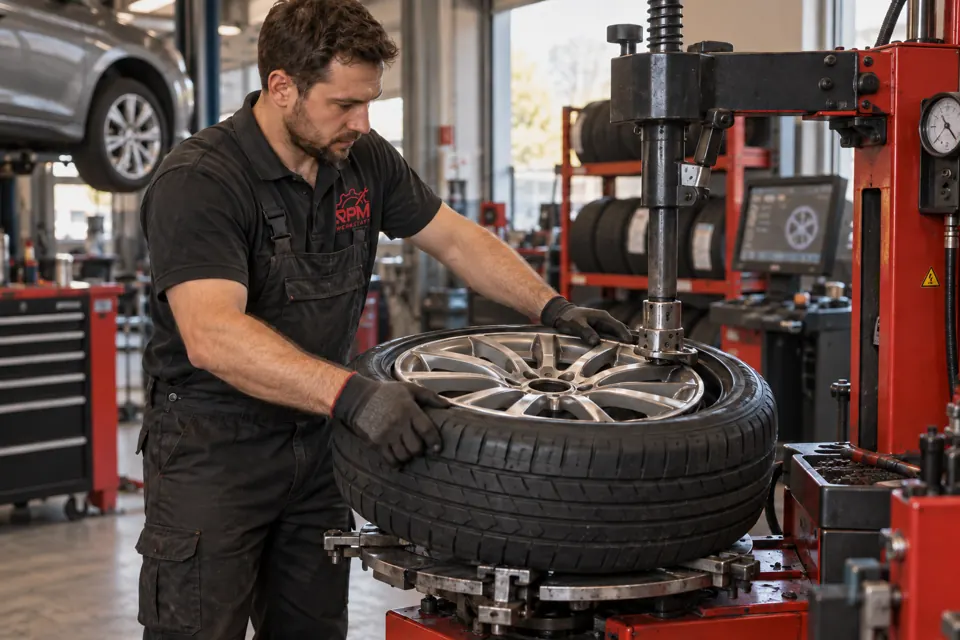 Reifen- & Felgenservice in der Werkstatt
