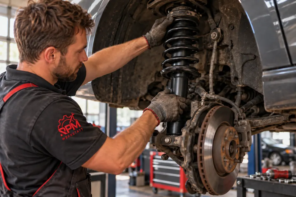 Stoßdämpfer & Fahrwerk in der Werkstatt